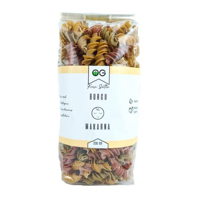 Og Natural Keçi Sütlü Sebzeli Burgu Makarna 250gr