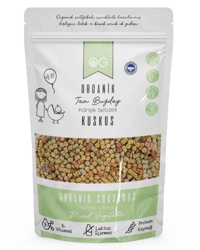 Og Natural Organik Karışık Sebzeli Bebek Kuskus 250gr
