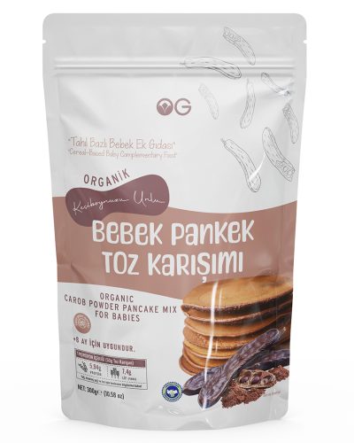 Og Natural Organik Keçiboynuzu Unlu Bebek Pankek Toz Karışımı 300gr