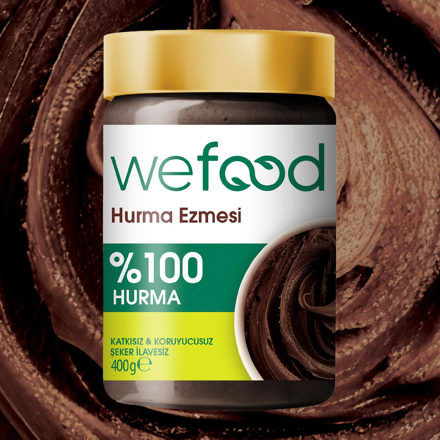 Wefood %100 Sade Hurma Ezmesi 400gr - Görsel 5