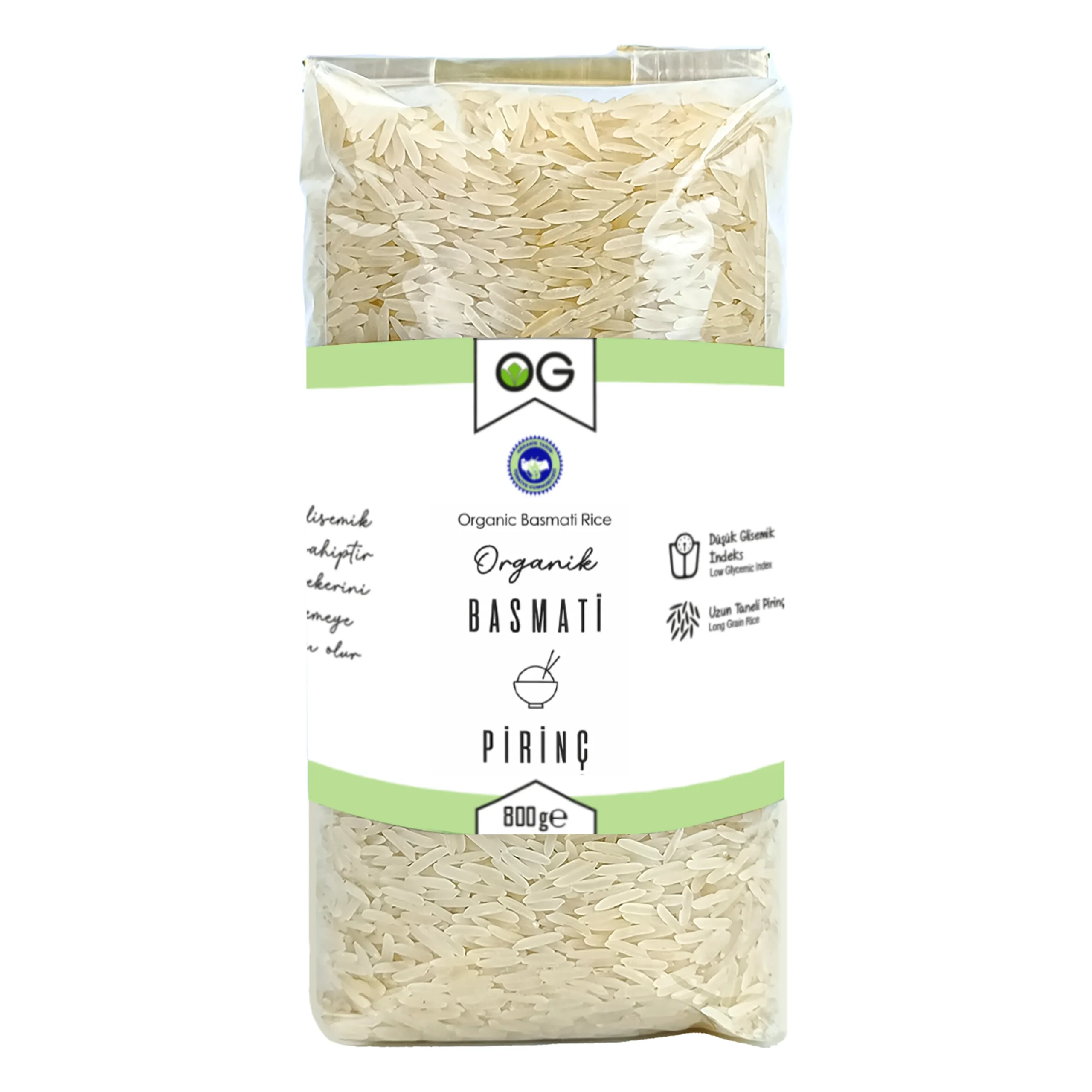 Og Natural Organik Basmati Pirinç 800gr - Görsel 2