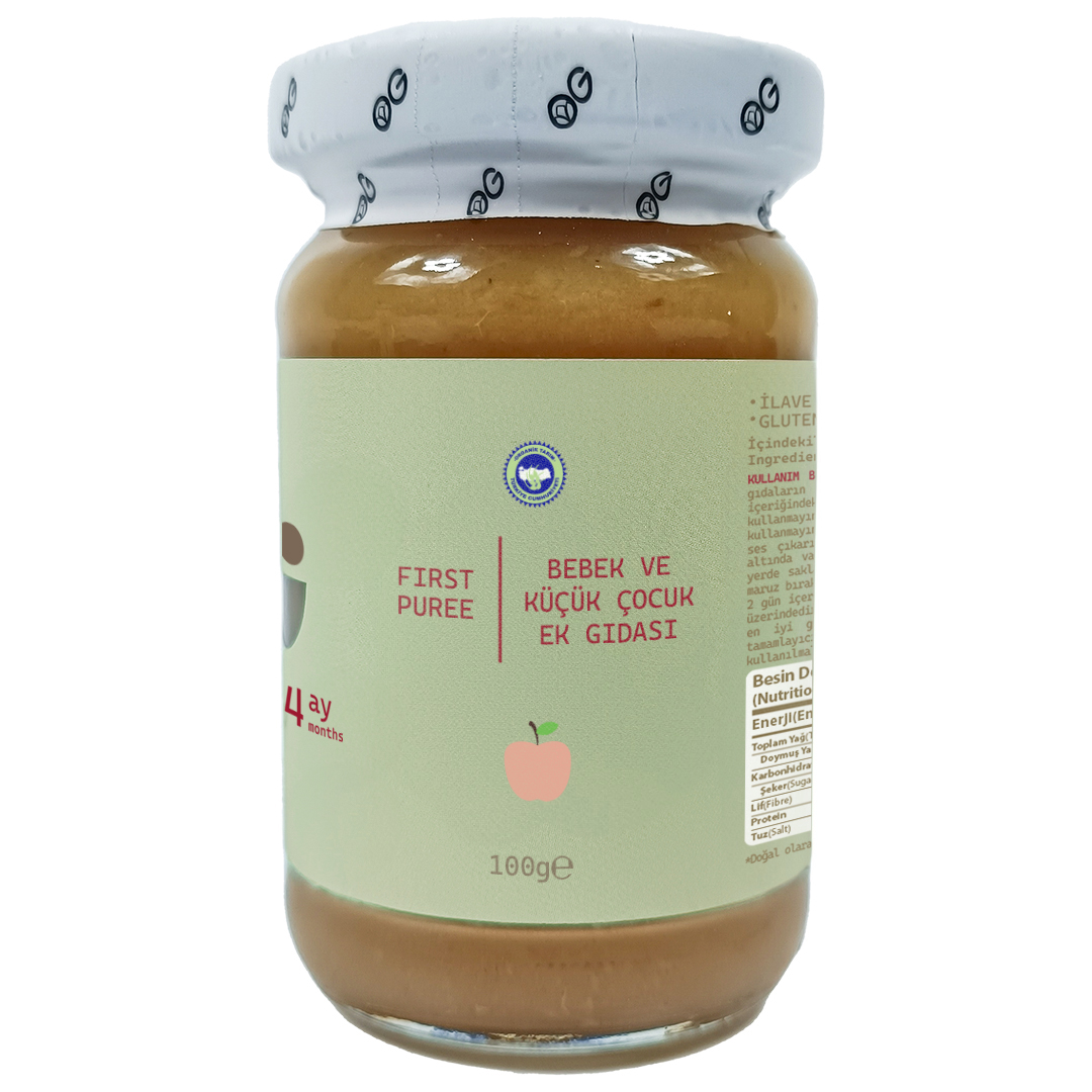 Og Natural Organik Elma Püresi 100gr +4 Ay - Görsel 2