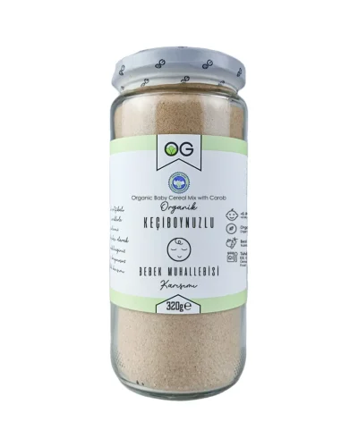 Og Natural Organik Keçiboynuzlu Bebek Muhallebisi Karışımı 320gr
