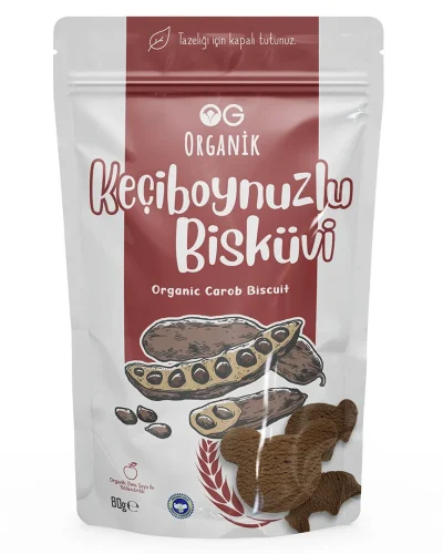 Og Natural Organik Keçiboynuzlu Bisküvi 80gr