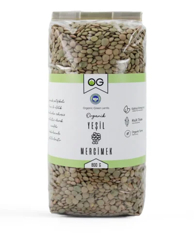 Og Natural Organik Yeşil Mercimek 800gr