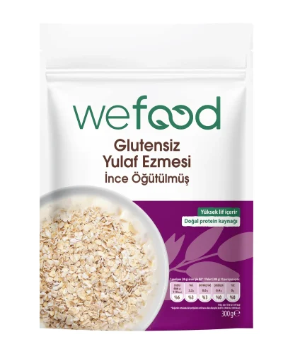 Wefood İnce Öğütülmüş Glutensiz Yulaf Ezmesi 300gr