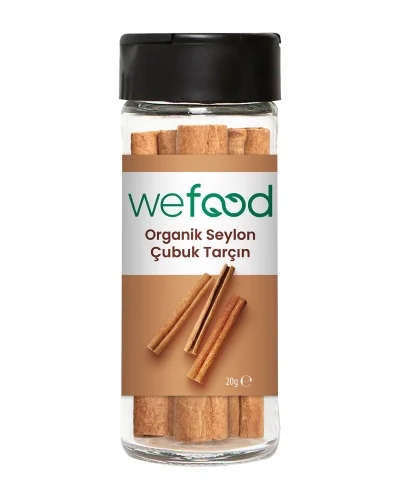 Wefood Organik Seylon Çubuk Tarçın 20gr
